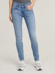 G-Star Dżinsy - Skinny fit - w kolorze błękitnym rozmiar: W29/L30. Niebieskie jeansy damskie G-Star. Za 278.72 zł.