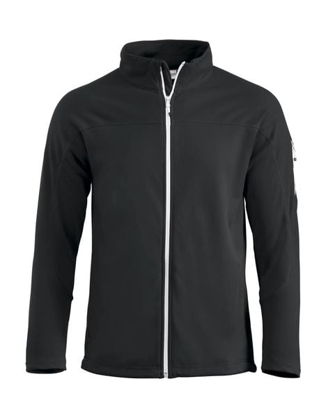 Clique Kurtka unisex Ducan z poliestru z mękką stroną wewnątrz – black. Czarne kurtki damskie CLIQUE, m, bez wzorów, bez kaptura. Za 240.14 zł.
