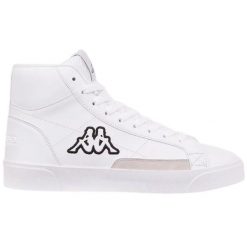 Buty Kappa Lollo 241708 1011 białe. Białe buty sportowe na co dzień męskie z gumy, bez zapięcia. Za 257.18 zł.