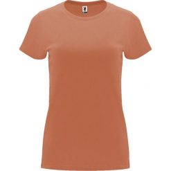 Damska Koszulka Z Krótkim Rękawem Capri. Brązowe bluzki damskie ROLY, xl, bez wzorów, sportowe, bez kołnierzyka, bez ramiączek. Za 31.99 zł.