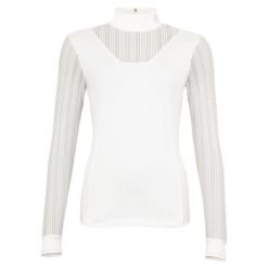 Koszulka do zawodów jeździeckich damska ANKY. Białe t-shirty damskie ANKY, m, bez wzorów, z elastanu, bez kołnierzyka. Za 325.80 zł.