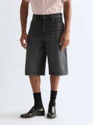 MESKIE SZORTY WRANGLER JORT SHORTS IRON FAWN 112377849. Szorty męskie Wrangler, z jeansu, bez kołnierzyka. Za 149.99 zł.