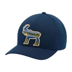 Czapka z daszkiem Columbia Lost Lager 3D Stretch Snapback 2159001464. Niebieskie czapki męskie Columbia, bez wzorów, z bawełny. Za 111.78 zł.