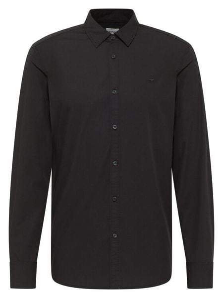Mustang Koszula Canton 1016238 Czarny Slim Fit. Czarne koszule męskie Mustang, m, bez wzorów, z bawełny, bez kołnierzyka, bez ramiączek. Za 129.99 zł.