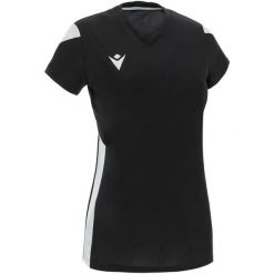 Damska koszulka Macron Oxygen. Czarne t-shirty damskie Macron, xl, bez wzorów, z poliesteru, bez kołnierzyka. Za 159.00 zł.