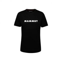 Koszulka sportowa męska Mammut Core Logo. Czarne t-shirty sportowe męskie Mammut, m, bez ramiączek. Za 265.00 zł.