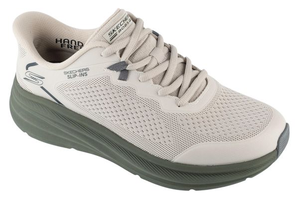 Buty do biegania męskie, Slip-Ins: Max Run. Brązowe obuwie do biegania damskie Skechers. Za 359.99 zł.