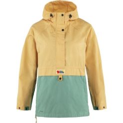 Kurtka turystyczna damska Fjallraven Vardag Anorak. Żółte kurtki damskie Fjällräven, m, bez wzorów, z materiału, bez kaptura. Za 775.49 zł.