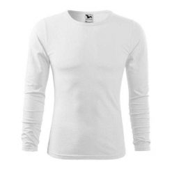 Męska Dopasowana Koszulka Z Długim Rękawem. Białe koszulki męskie z długim rękawem ALDER, m. Za 65.99 zł.