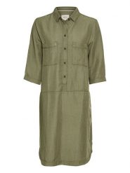 Camel Active Sukienka w kolorze khaki rozmiar: XL. Brązowe sukienki damskie Camel Active, na co dzień, xl, bez wzorów, bez kołnierzyka, bez ramiączek, midi, proste. Za 228.38 zł.