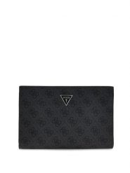 Guess Torba 181044 Czarny. Czarne torby męskie na ramię Guess, z aplikacjami, ze skóry, na ramię. Za 364.99 zł.