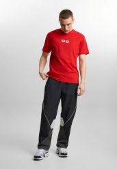 Koszulka sportowa męska Prosto Crack Box Log z krótkim rękawem. Czerwone t-shirty sportowe męskie Prosto., m, z bawełny, bez ramiączek. Za 105.99 zł.