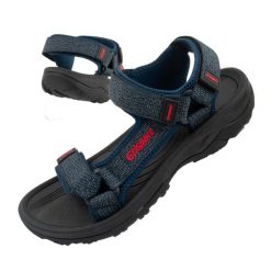 Buty sportowe sandały męskie Grisport. Niebieskie buty sportowe na co dzień męskie Grisport, bez zapięcia. Za 98.99 zł.