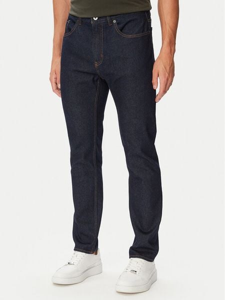 HUGO Jeansy 50572791 Granatowy Slim Fit. Niebieskie jeansy męskie Hugo. Za 399.99 zł.