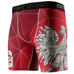 Spodenki Vale Tudo do MMA męskie EXTREME HOBBY POLSKA red. Czerwone szorty męskie EXTREME HOBBY, z elastanu, bez kołnierzyka. Za 169.00 zł.