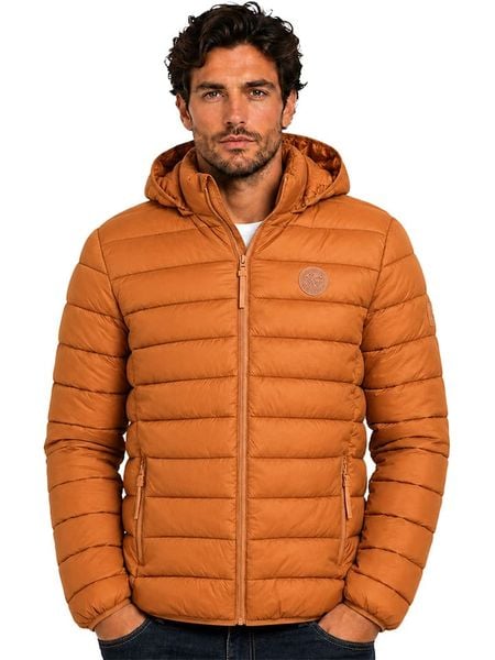 Geographical Norway Kurtka pikowana "Amiglobe" w kolorze pomarańczowym rozmiar: XL. Pomarańczowe kurtki męskie Geographical Norway, xl, bez wzorów, bez kaptura. Za 149.45 zł.