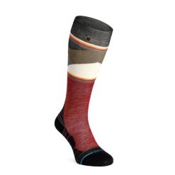 Skarpety narciarskie Stance Jimmy Chin UL Wool Snow. Czerwone skarpetki męskie Stance, bez wzorów. Za 89.99 zł.