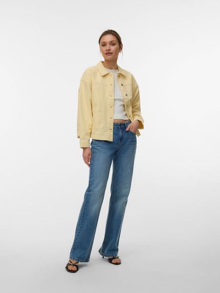 Vero Moda Kurtka koszulowa w kolorze żółtym rozmiar: S. Żółte kurtki damskie Vero Moda, s, bez wzorów, bez kaptura. Za 125.27 zł.