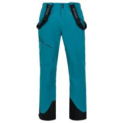 Męskie spodnie outdoor KILPI LAZZARO-M. Niebieskie spodnie materiałowe męskie Kilpi, bez wzorów. Za 835.17 zł.