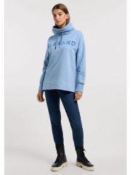 ELBSAND Bluza "Birna" w kolorze błękitnym rozmiar: M. Niebieskie bluzy bez kaptura damskie ELBSAND, m. Za 175.67 zł.