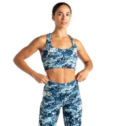 Damski Biustonosz Sportowy Swift III Dash Print. Czerwone biustonosze sportowe damskie Dare 2b, bez wzorów, z elastanu. Za 62.99 zł.