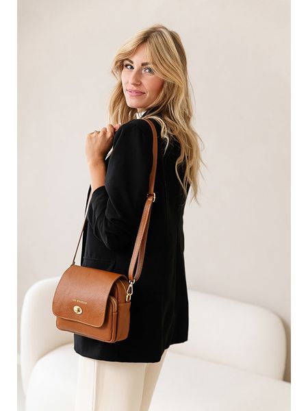 Lia Biassoni Skórzana torebka w kolorze jasnobrązowym - 23 x 20 x 9 cm rozmiar: onesize. Brązowe torebki klasyczne damskie Lia Biassoni, bez wzorów, z materiału, bez dodatków. Za 260.99 zł.