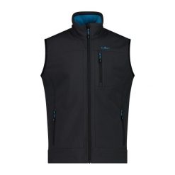 Kurtka softshell bez rękawów CMP. Czarne kurtki softshell damskie CMP, bez wzorów, z softshellu, bez kaptura. Za 305.05 zł.