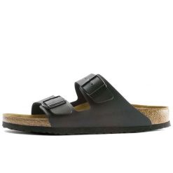 Klapki Birkenstock Arizona Black Dorosłych. Czarne klapki i japonki męskie Birkenstock, z gumy. Za 409.00 zł.