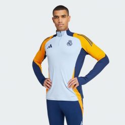Bluza Real Madrid Tiro 24 Competition Training. Brązowe bluzy bez kaptura męskie Adidas, xs, z materiału. W wyprzedaży za 277.40 zł.