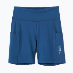 Spodenki damskie Rab Talus Tights. Niebieskie szorty damskie RAB, bez wzorów. Za 369.99 zł.