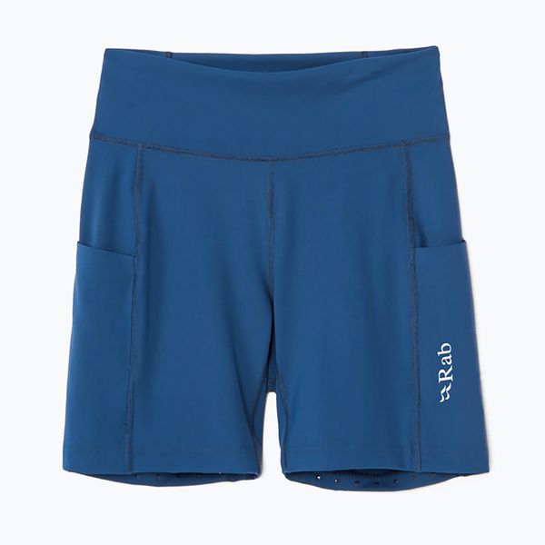 Spodenki damskie Rab Talus Tights. Niebieskie szorty damskie RAB, bez wzorów. Za 369.99 zł.