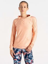 Dare 2b Bluza sportowa "Sprint City" w kolorze brzoskwiniowym rozmiar: 46. Pomarańczowe bluzy sportowe damskie Dare 2b, z materiału. Za 65.23 zł.