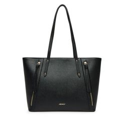 Torebka JENNY. Czarne torebki klasyczne damskie Jenny, bez wzorów, bez dodatków. Za 159.99 zł.