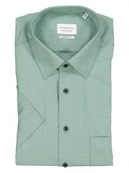 Eterna Koszula - Comfort fit - w kolorze jasnozielonym rozmiar: 40. Zielone koszule męskie Eterna, bez wzorów, z bawełny, bez kołnierzyka, bez ramiączek. Za 114.44 zł.