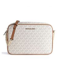 Michael Kors Torebka w kolorze kremowym - 24,5 x 16,5 x 5,5 cm rozmiar: onesize. Brązowe torebki klasyczne damskie Michael Kors, bez wzorów, z materiału, bez dodatków. Za 657.33 zł.