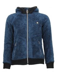 Peak Mountain Kurtka polarowa "Almi" w kolorze granatowym rozmiar: S. Niebieskie kurtki damskie Peak Mountain, s, bez wzorów, z polaru, bez kaptura. Za 126.15 zł.