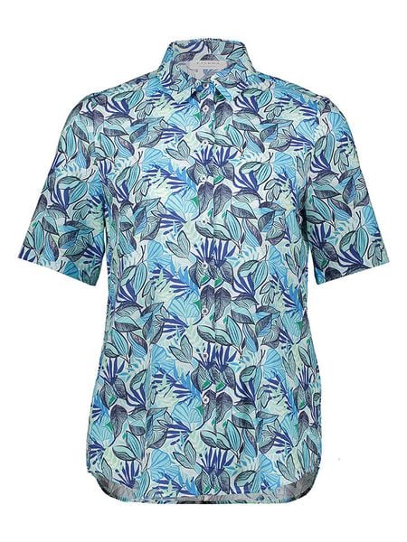 Eterna Koszula - Regular fit - w kolorze niebieskim rozmiar: 38. Niebieskie koszule damskie Eterna, bez wzorów, z bawełny, bez kołnierzyka, bez ramiączek. Za 78.47 zł.