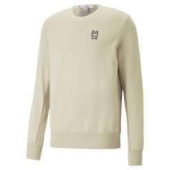 Bluza Sportowa Męska Puma Pivot. Brązowe bluzy bez kaptura męskie Puma, bez wzorów, sportowe, bez kołnierzyka, bez ramiączek. Za 198.99 zł.