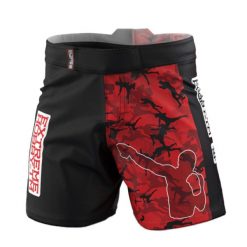 Spodenki Sportowe Męskie na trening i siłownię EXTREME HOBBY RED WARRIOR. Czarne szorty męskie EXTREME HOBBY, l, z elastanu, na fitness i siłownię. Za 229.00 zł.