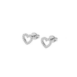 Purelei Purelei Kolczyki Hearts Of Love 1 ct Szary. Szare kolczyki damskie Purelei, z cyrkonią, pozłacane. Za 110.19 zł.