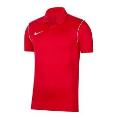 Męska Koszulka Polo Park 20 DriFIT. Czerwone koszulki polo męskie Nike, m, bez wzorów, bez ramiączek. Za 138.99 zł.