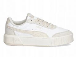 Buty Damskie Puma Carina Mia Sportowe Platforma. Białe buty sportowe na co dzień damskie Puma, bez wzorów, z materiału, trekkingowe. Za 299.00 zł.