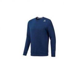 Bluza sportowa męska Reebok Elements Marble Melange Crew Sweatshirt. Niebieskie bluzy bez kaptura męskie Reebok, m. Za 216.60 zł.