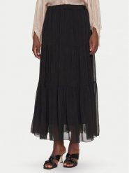Dixie Spódnica maxi G207W007A Czarny Regular Fit. Czarne spódniczki damskie Dixie, s, bez wzorów, z wiskozy, maxi. Za 319.99 zł.