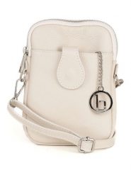 Lia Biassoni Skórzana torebka "Paglia" w kolorze beżowym na telefon - 15 x 20 x 1 cm rozmiar: onesize. Brązowe torebki klasyczne damskie Lia Biassoni, bez wzorów, z materiału, bez dodatków. Za 130.99 zł.