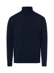 Andrew James sweter z golfem z czystego kaszmiru Mężczyźni Kaszmir (100%) niebieski, XL. Niebieskie swetry męskie Andrew James, m, bez wzorów, z kaszmiru, bez kołnierzyka. Za 799.95 zł.