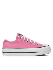 Converse Trampki Chuck Taylor All Star Lift Platform Ox A06508C Różowy. Czerwone trampki i tenisówki damskie Converse, bez wzorów, z materiału. Za 259.99 zł.
