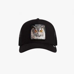 Czapka Goorin Bros Wise Ass Total Black. Czarne czapki męskie Goorin Bros, bez wzorów. Za 190.35 zł.