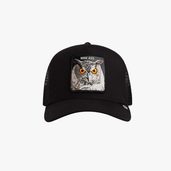 Czapka Goorin Bros Wise Ass Total Black. Czarne czapki męskie Goorin Bros, bez wzorów. Za 190.35 zł.