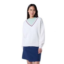 Koszulka polo damska Rossignol. Niebieskie topy sportowe damskie Rossignol, s, bez wzorów, z bawełny, bez ramiączek. Za 665.00 zł.